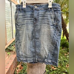 Vintage express denim skirt